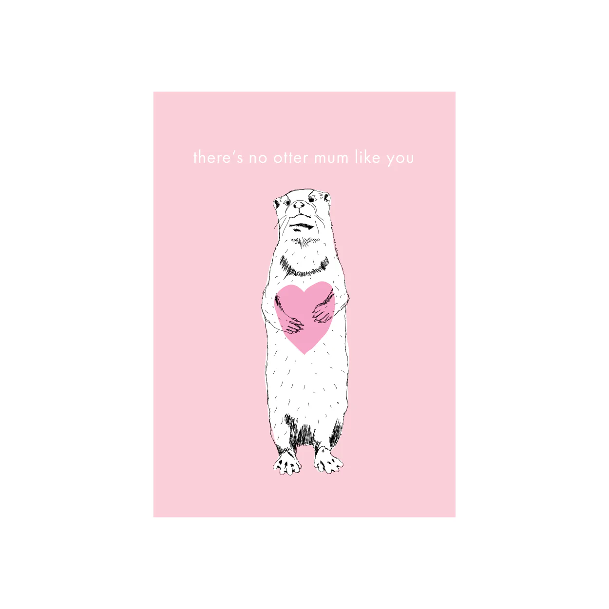 Iko Iko Animal Pun Mum Card Otter