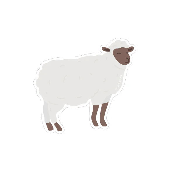 Iko Iko Fun Size Sticker Sheep