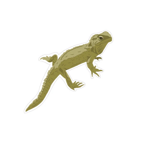Iko Iko Fun Size Sticker Tuatara