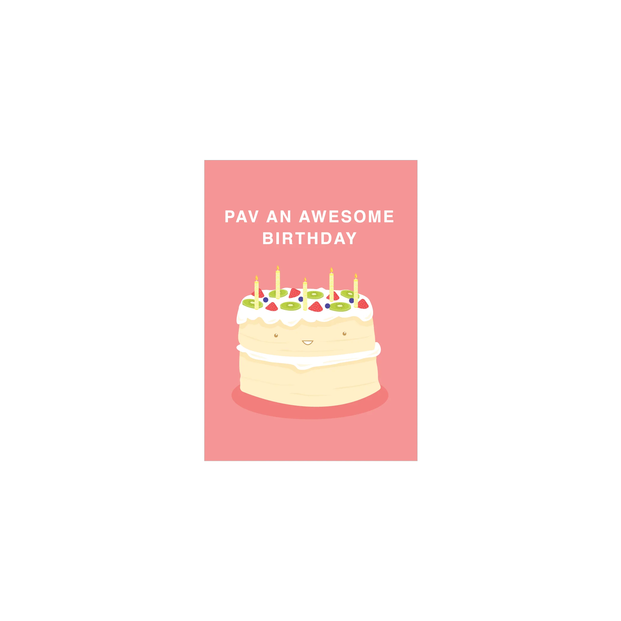 Iko Iko Mini Card Cutie Food Pav Birthday
