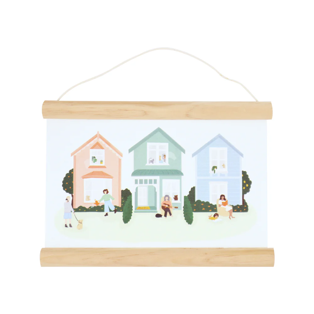 Iko Iko Wooden Poster Hanger Kit Mini 22cm (A4 Vert) - Image 3
