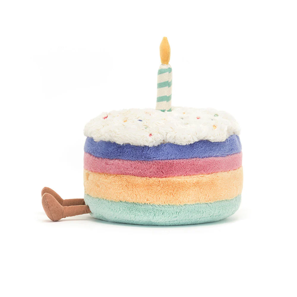 Jellycat Amuseables Rainbow Birthday Cake - Image 2