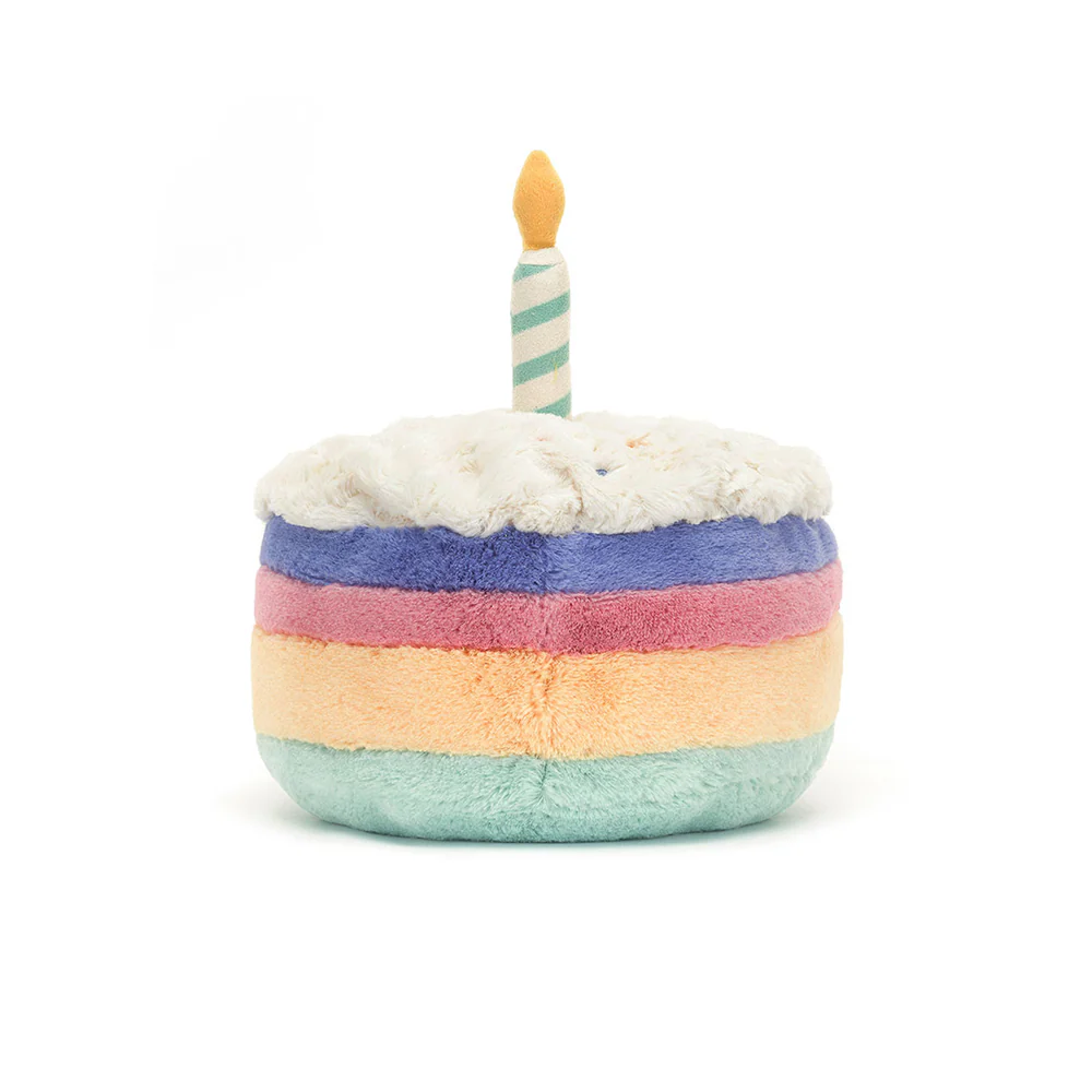 Jellycat Amuseables Rainbow Birthday Cake - Image 3