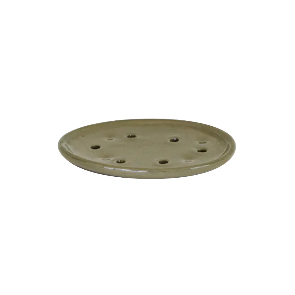 JS Ceramics Soap Dish Sage