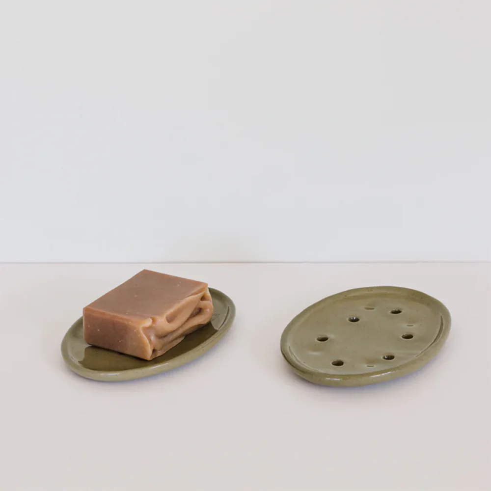 JS Ceramics Soap Dish Sage - Image 2