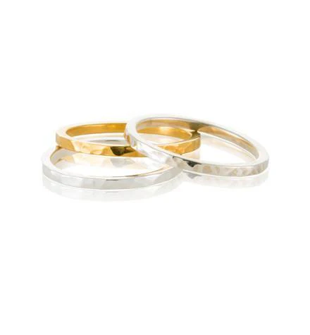 Kerry Rocks Ring Forged Band Gold - Image 2