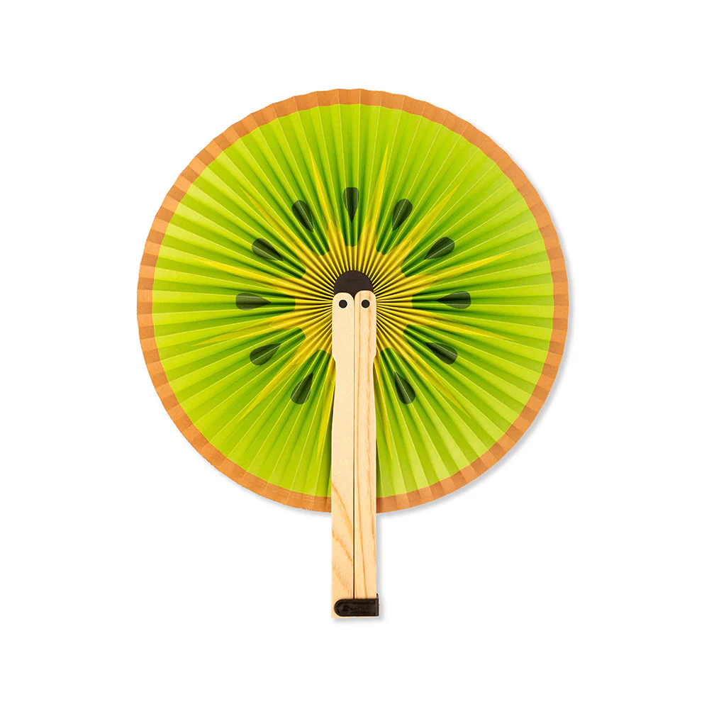 Kikkerland Fruity & Sweet Paper Fans Assorted - Image 3
