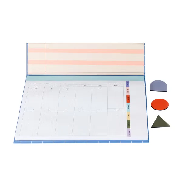 Kikkerland Inkerie Magnetic Weekly Desk Planner - Image 3