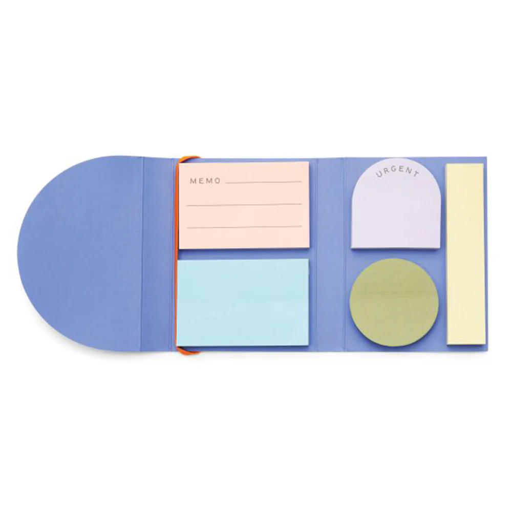 Kikkerland Inkerie Set of 5 Sticky Notes - Image 2