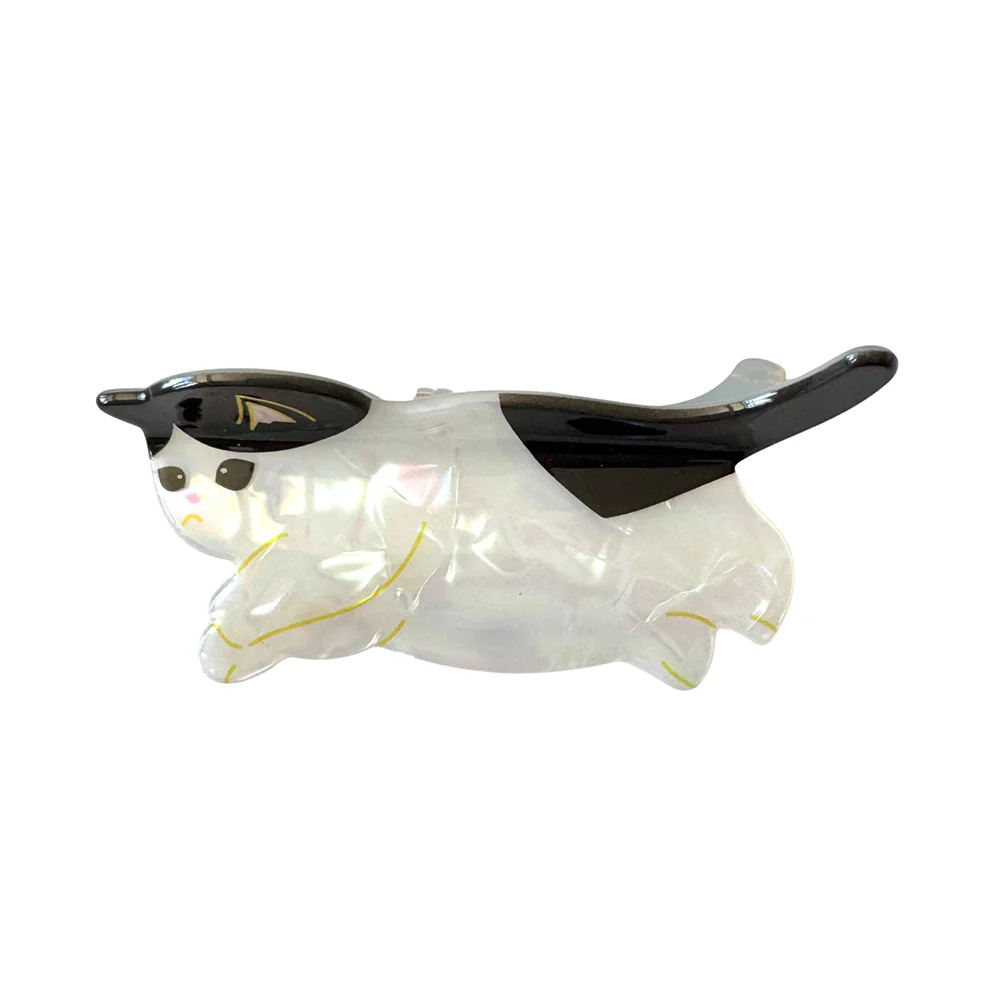 Kitten Claw Clip White
