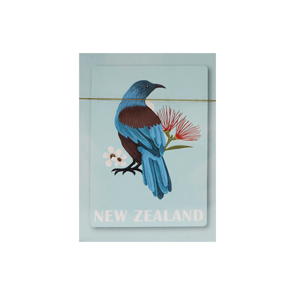 Kiwiana Playing Cards Tūī with Pōhutukawa - Image 2