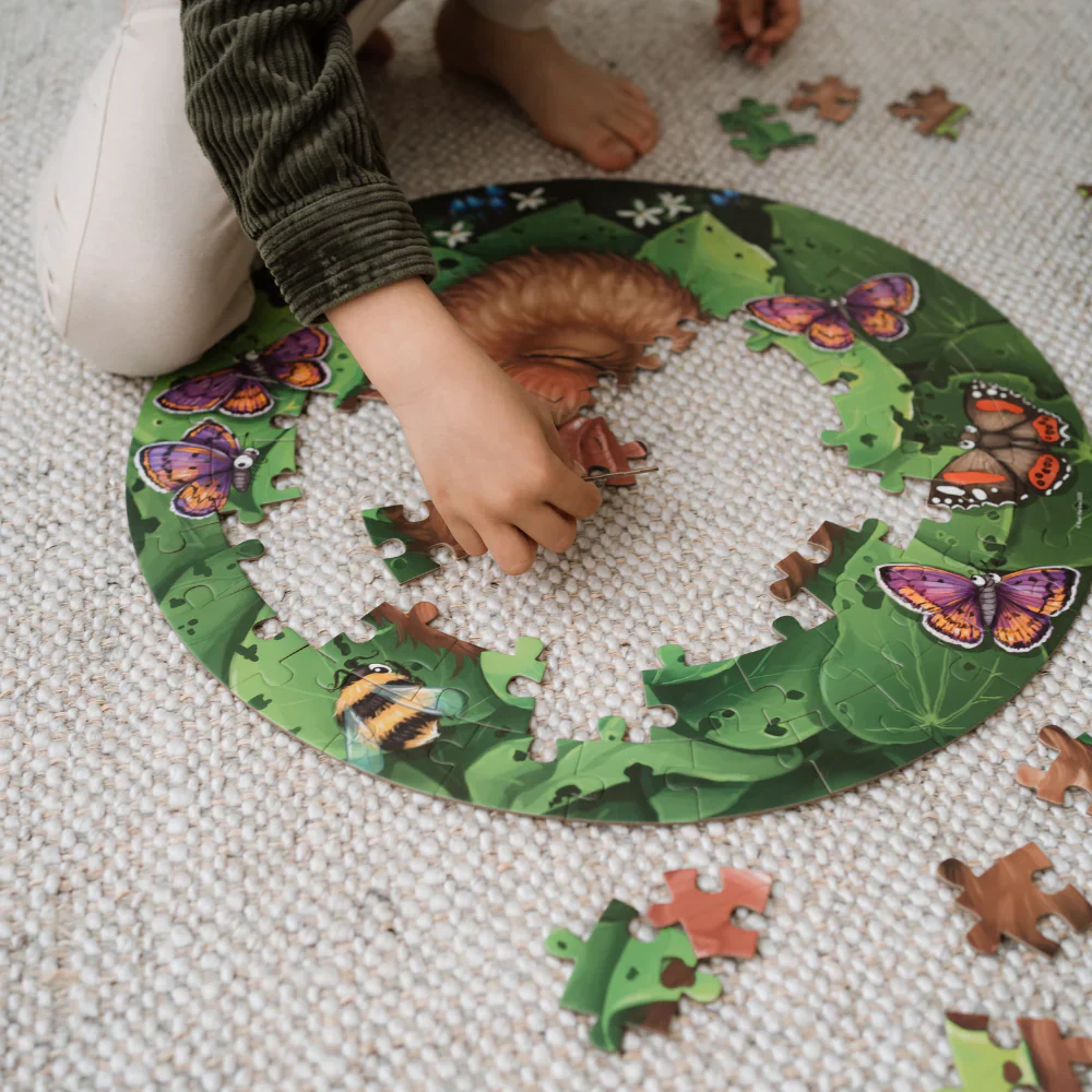 Kuwi the Kiwi Chick Nap Round 100 Piece Puzzle - Image 4