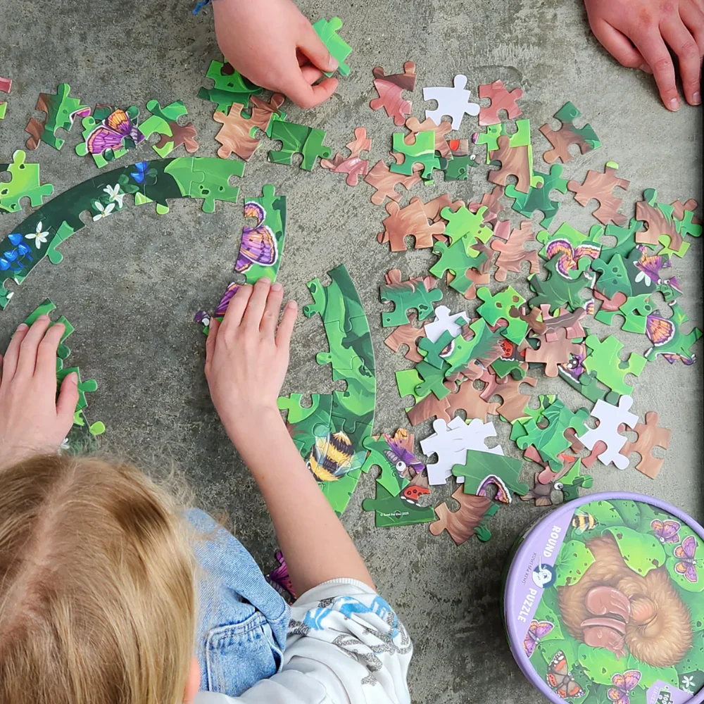 Kuwi the Kiwi Chick Nap Round 100 Piece Puzzle - Image 6