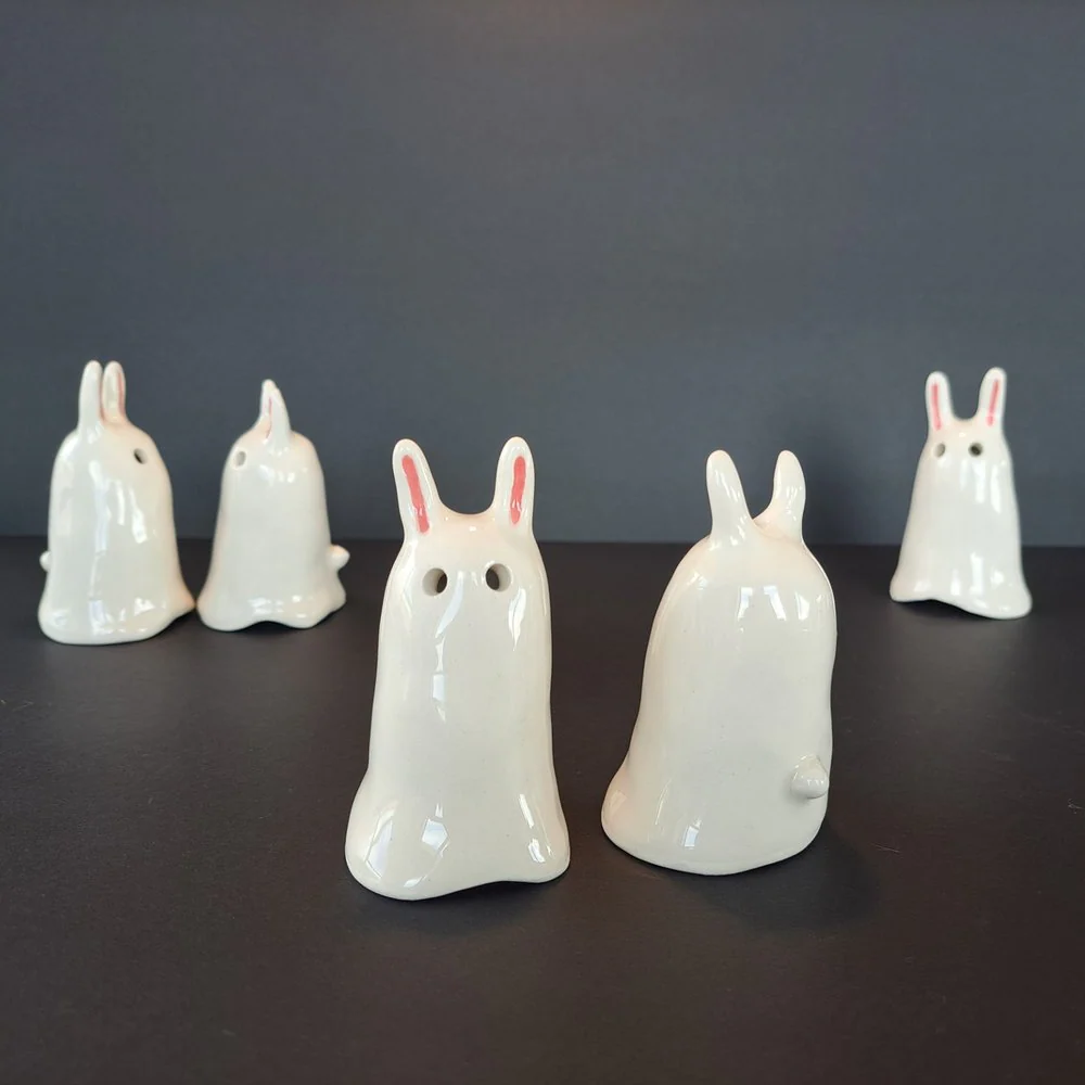 Lava Ceramics Ghost Bunny Boo - Image 2