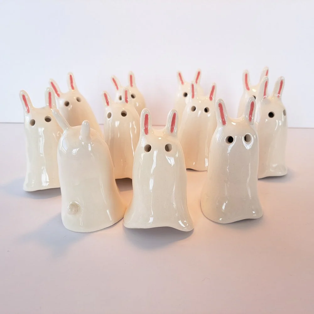 Lava Ceramics Ghost Bunny Boo - Image 3