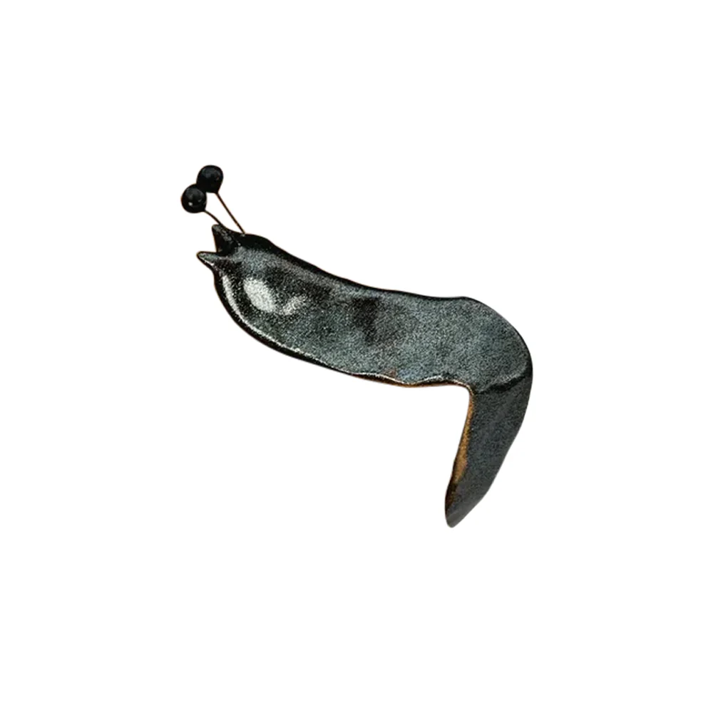 Lava Ceramics Shelf Slug Black Sparkle
