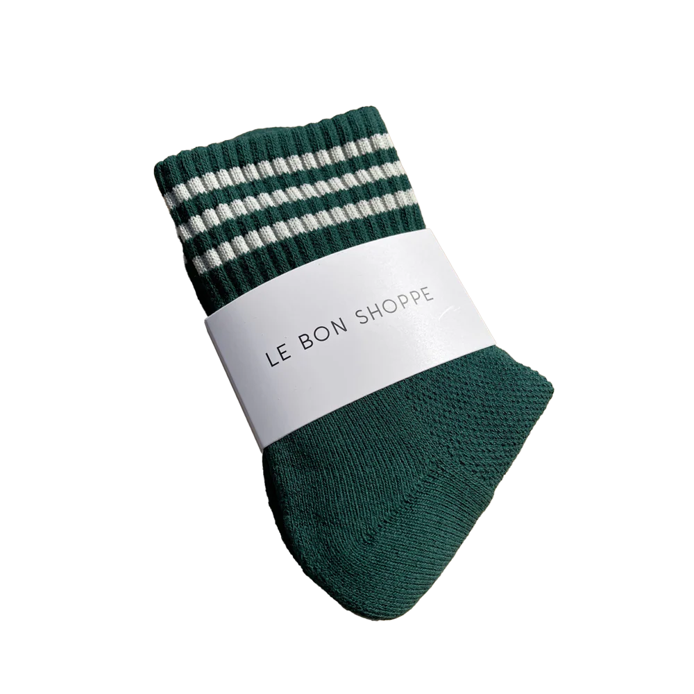 Le Bon Shoppe Girlfriend Socks Hunter Green