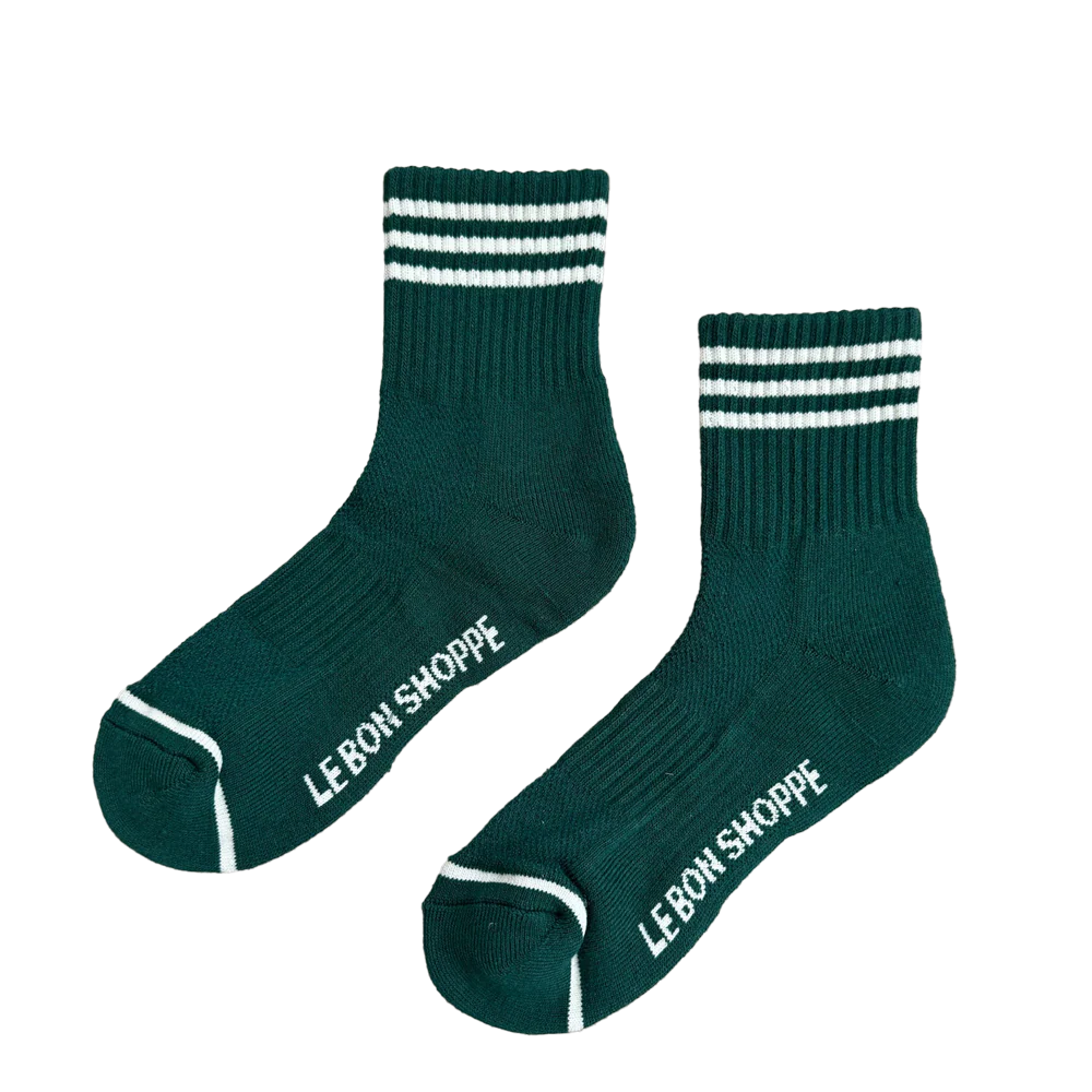 Le Bon Shoppe Girlfriend Socks Hunter Green - Image 3