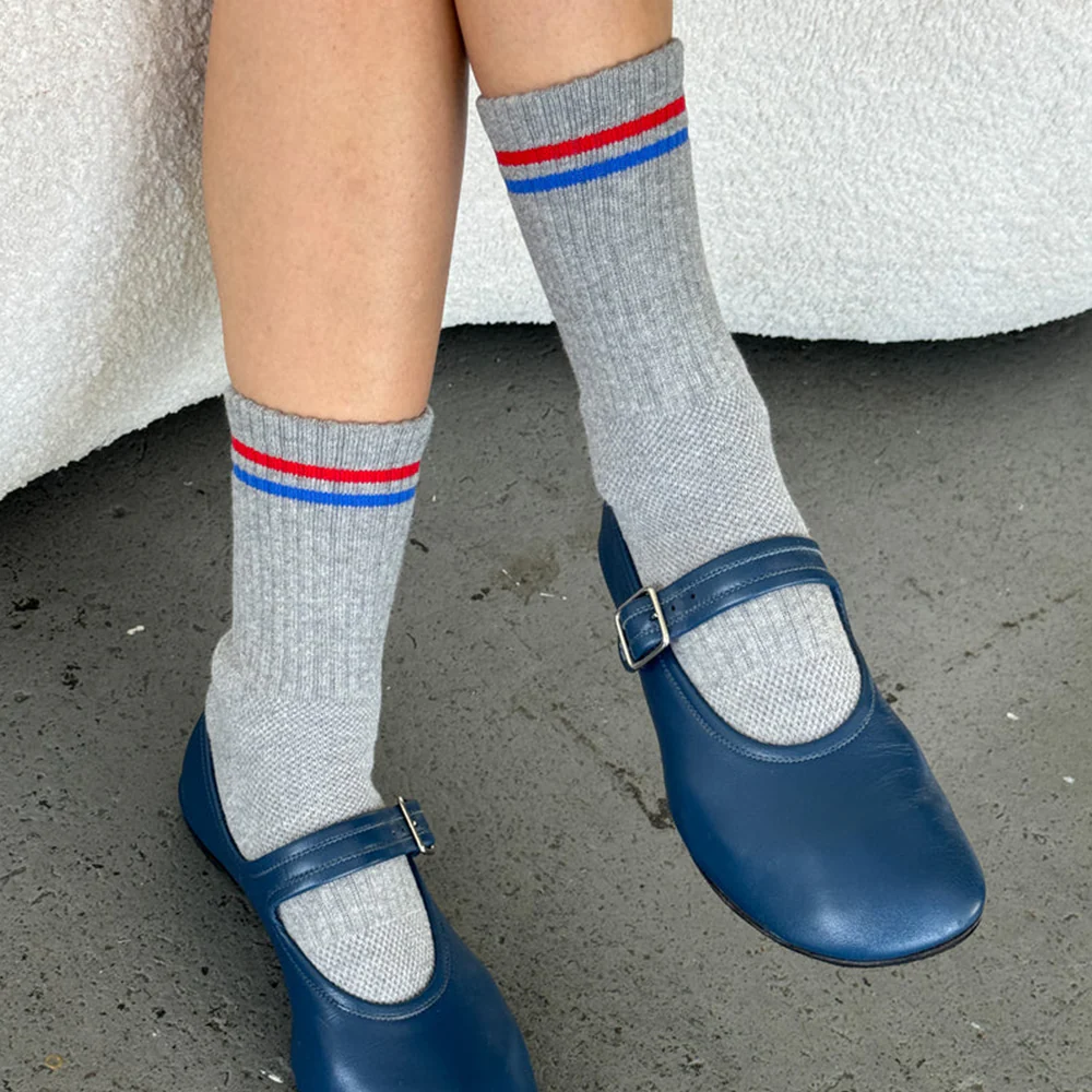 Le Bon Shoppe Socks Boyfriend True Grey - Image 3