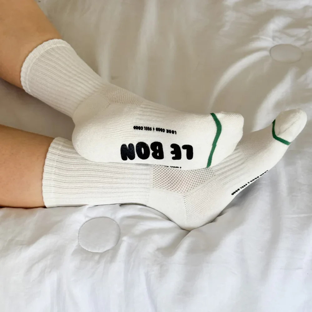 Le Bon Shoppe Socks Hugger White - Image 3