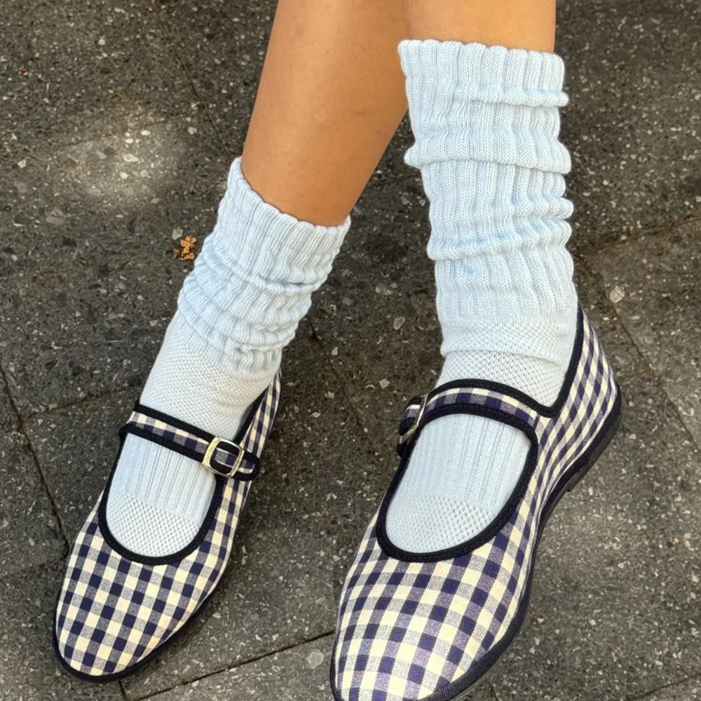 Le Bon Shoppe Ballet Socks Baby Blue - Image 2