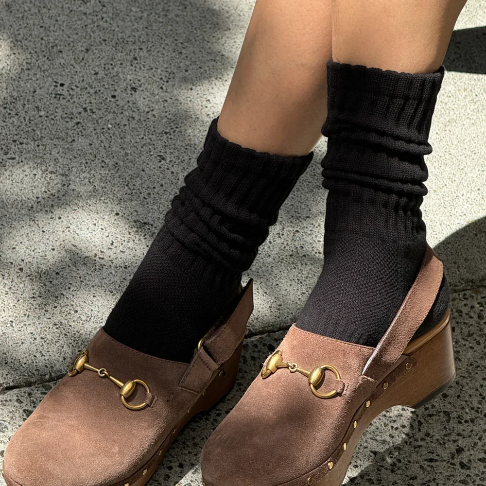 Le Bon Shoppe Ballet Socks Black - Image 2
