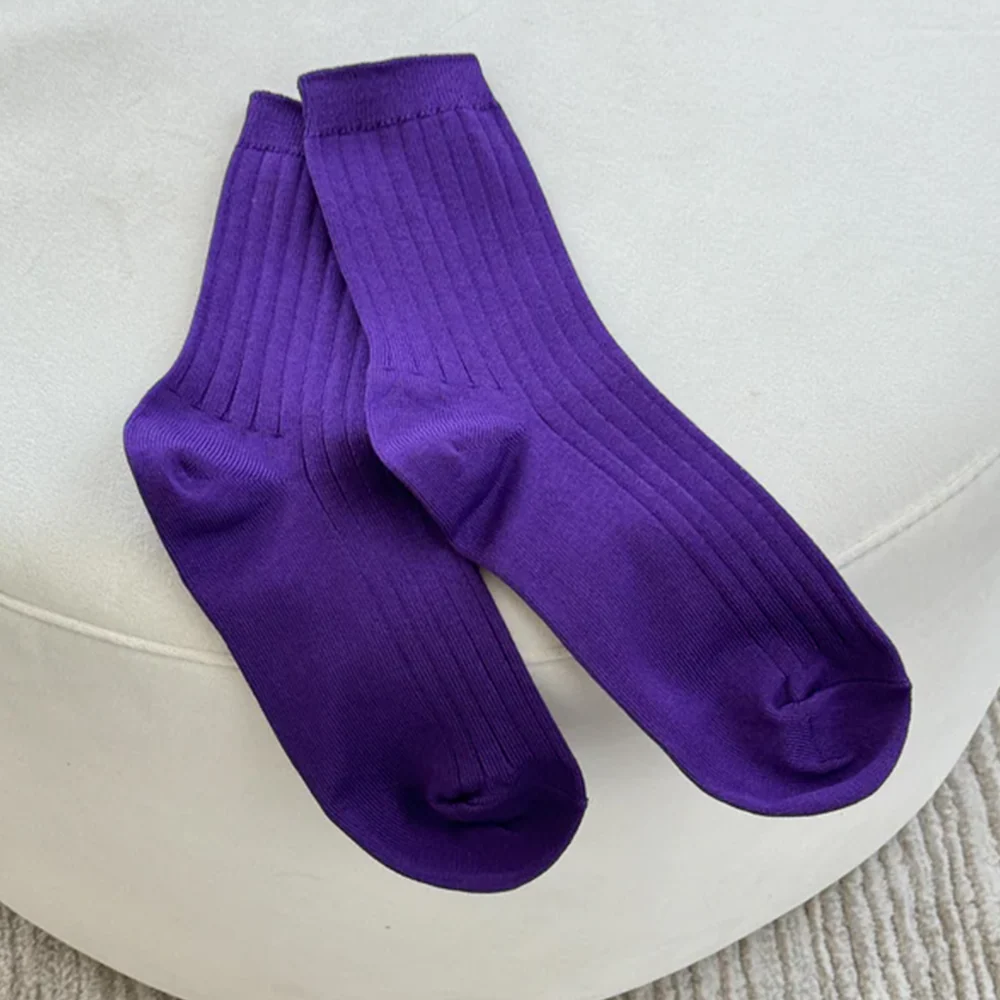 Le Bon Shoppe Her Socks Eggplant - Image 3