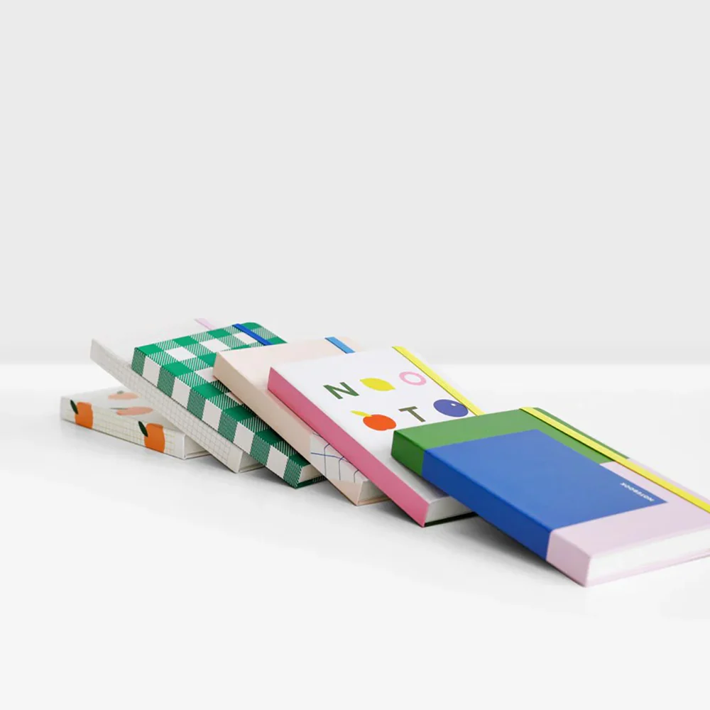 Lettuce A6 Hard Cover Notebook Peach Grid - Image 3
