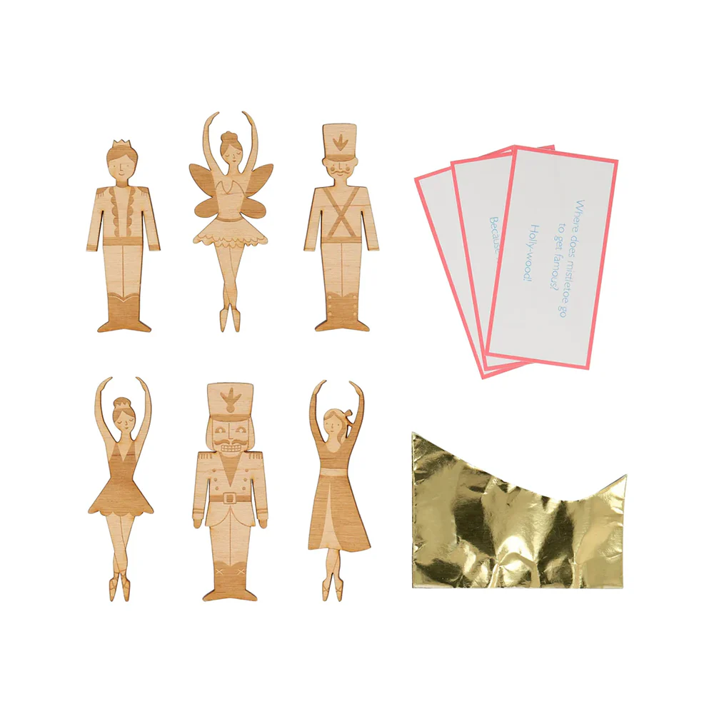 Meri Meri Christmas Crackers Pack of 6 Nutcracker Ballet - Image 3