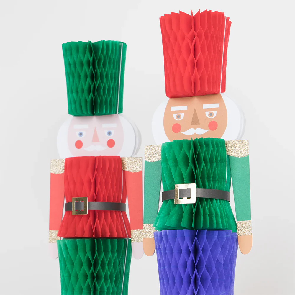 Meri Meri Honeycomb Nutcracker Decoration Large Assorted - Image 3