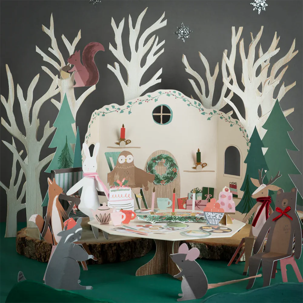 Meri Meri Owl's Party Paper Play Advent Calendar - Image 2
