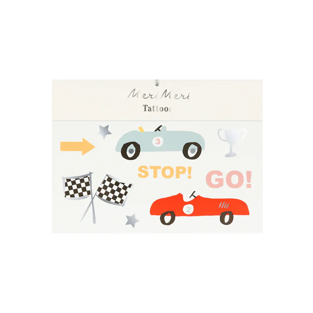 Meri Meri Tattoos Race Car