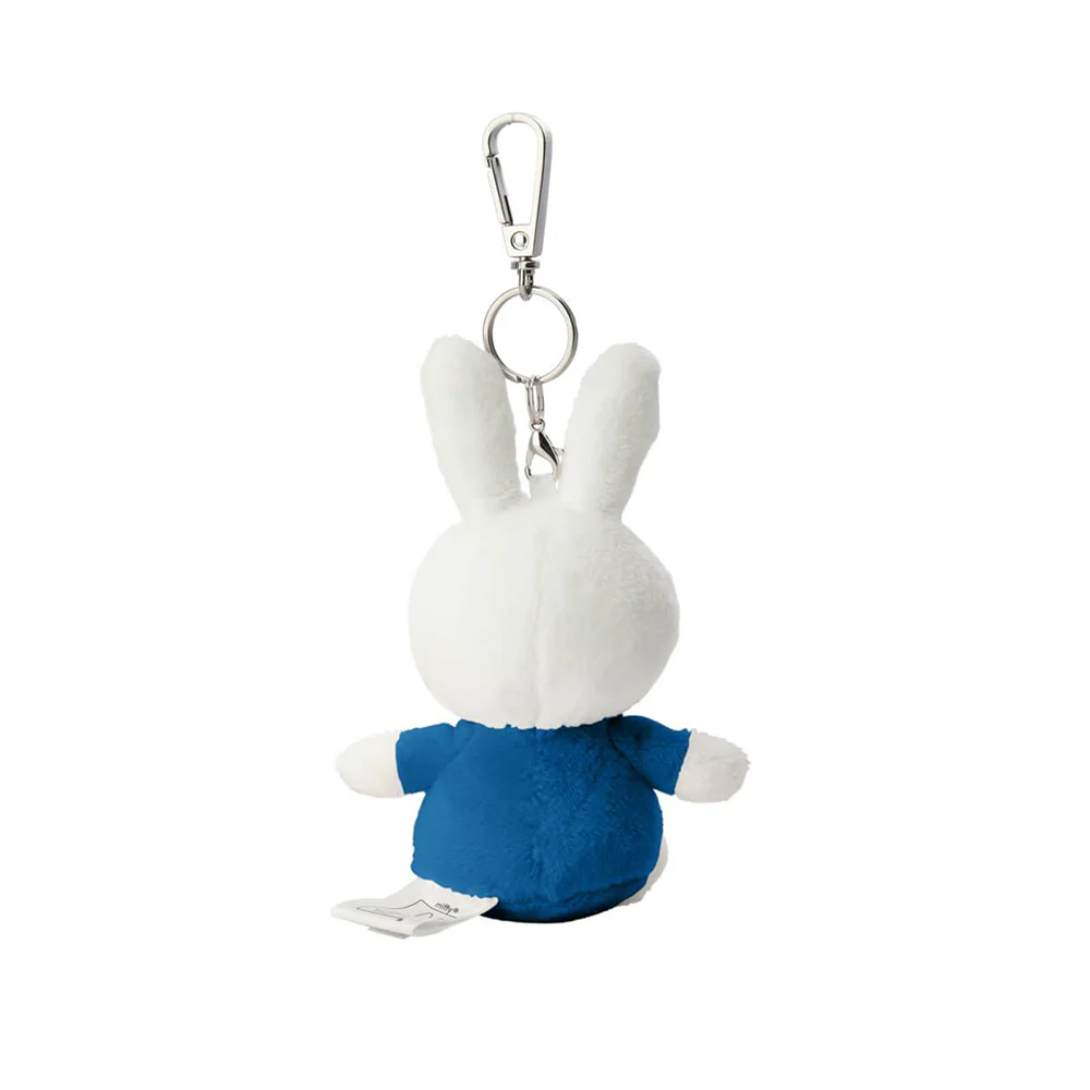 Miffy Classic Plush Keyring 12cm Blue - Image 3