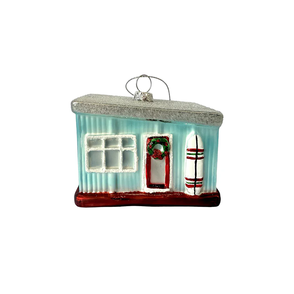 Moana Road Glass Christmas Tree Decoration NZ Batch