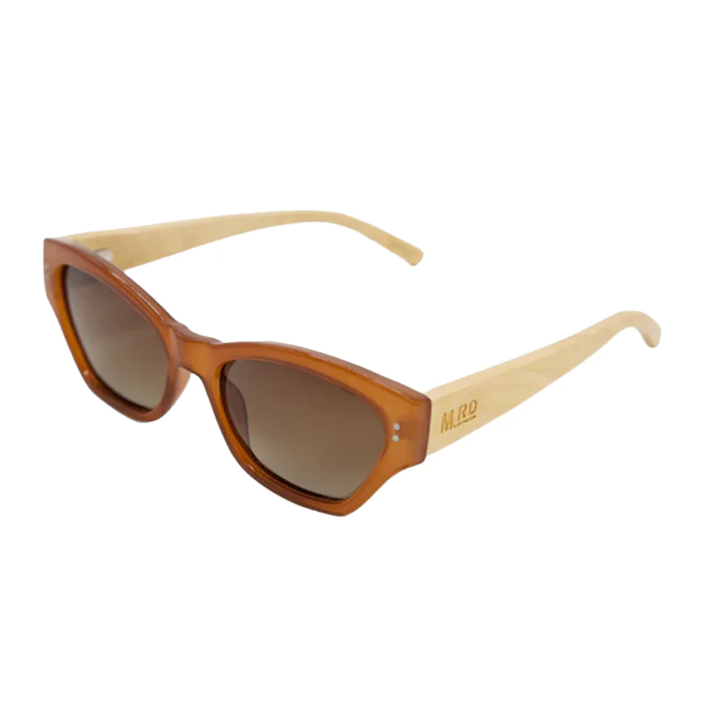 Moana Road Sunnies Stella Burnt Orange Wood Arms - Image 2
