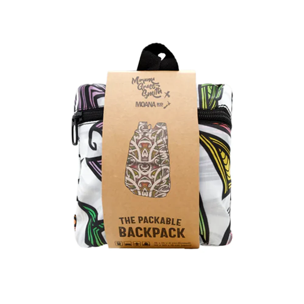 Moana Road x Miriama Grace-Smith Packable Backpack Niwa - Image 2