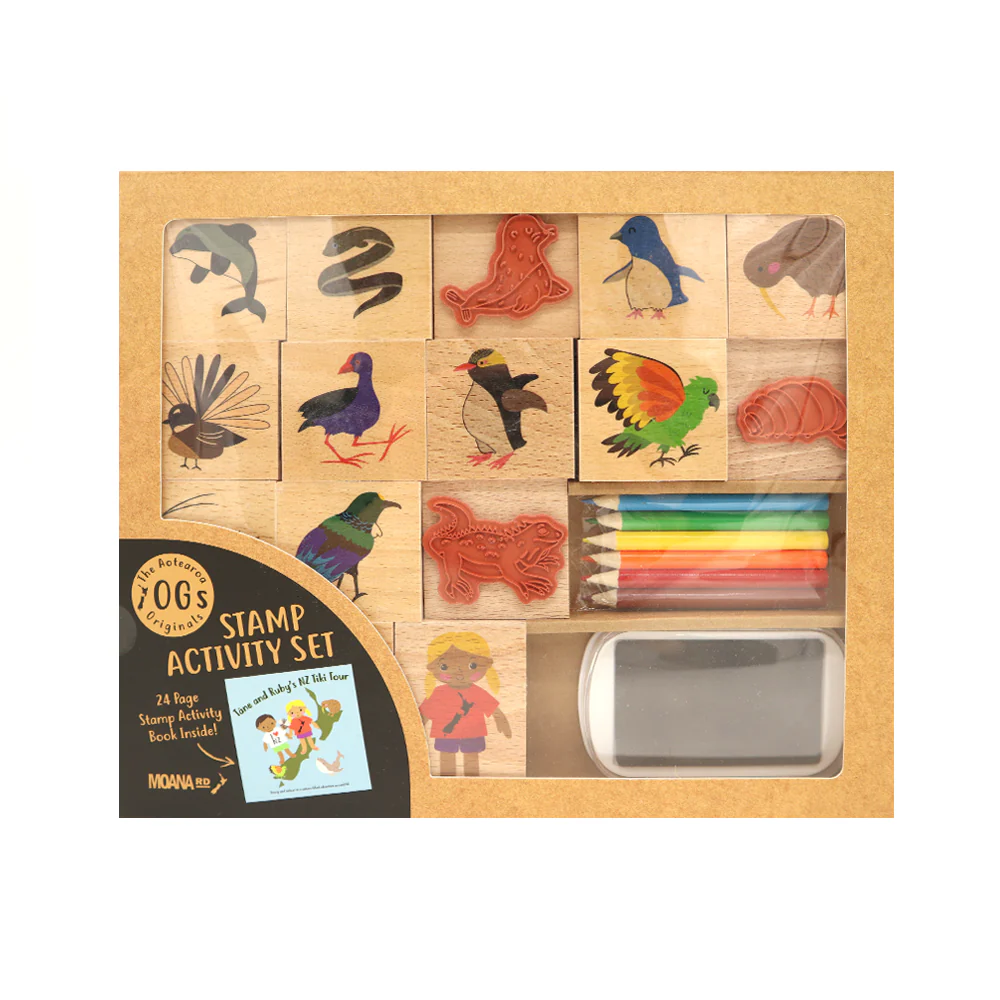 Moana Road The Aotearoa Originals Stamp Activity Set
