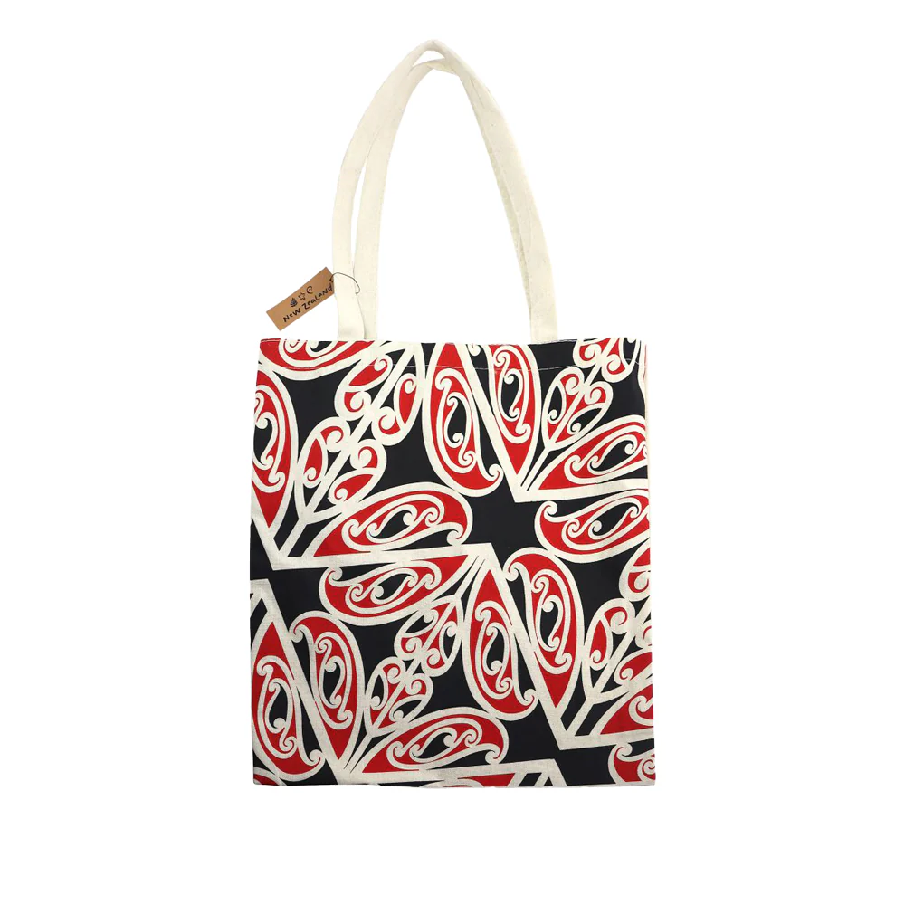 New Zealand Cotton Bag Ivan Tuari Māori Design