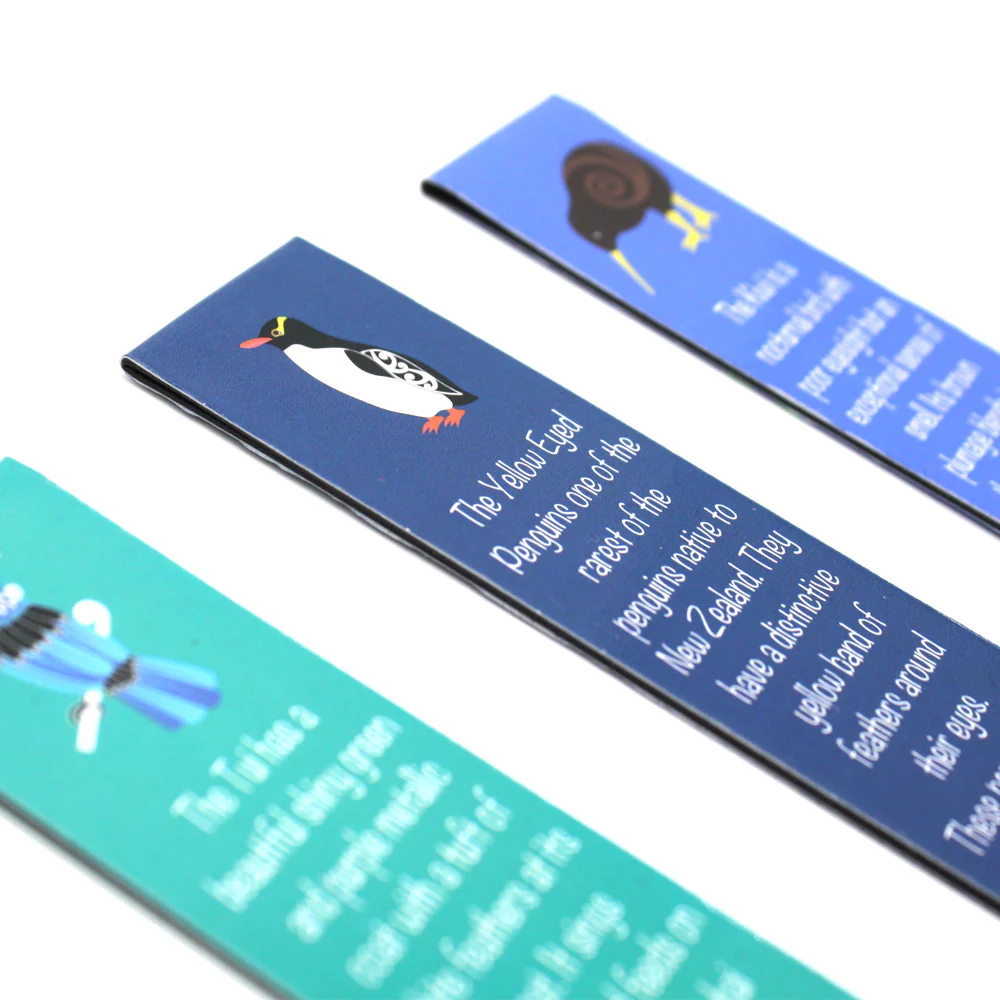 New Zealand Magnetic Bookmarks Native Birds Set of 3 - Image 3
