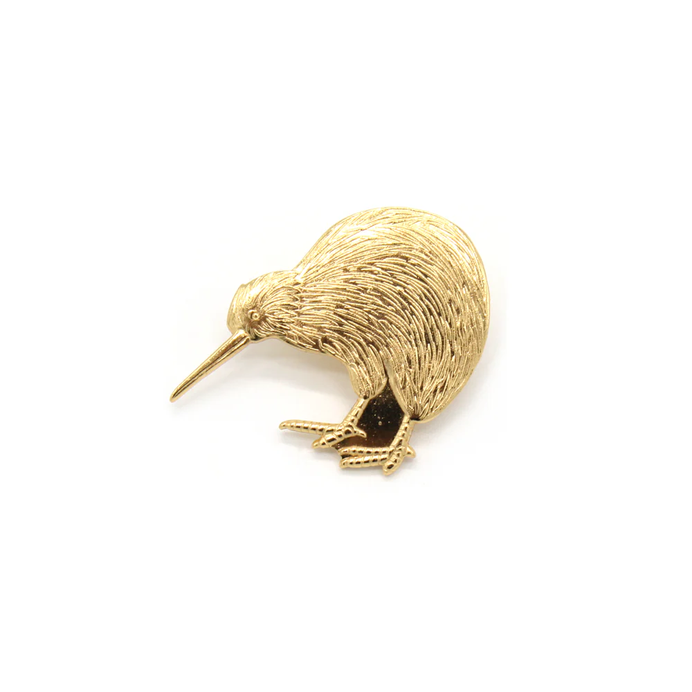 New Zealand Metal Pin Kiwi