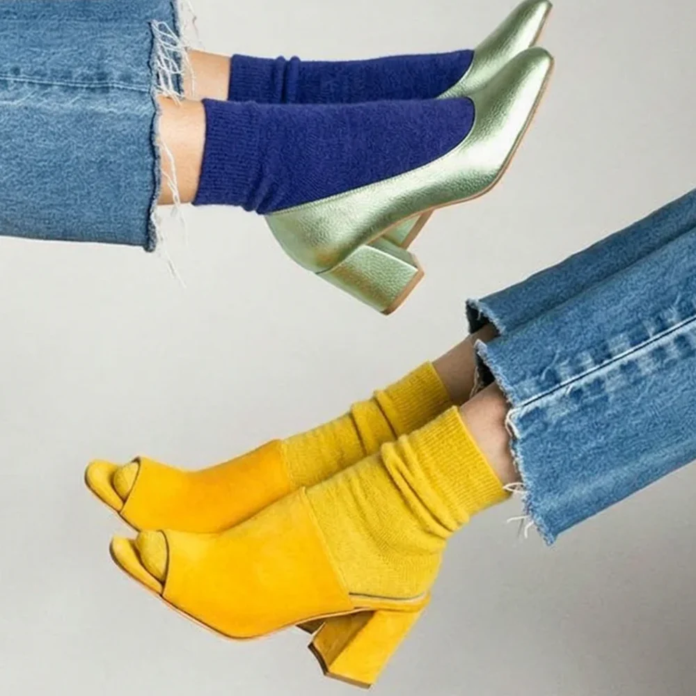 Nooan Possum Merino Wool Socks Hamilton Primrose - Image 2