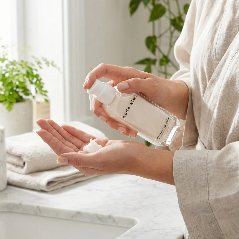 Nude Kiwi Cleansing Milk 120ml - Image 3