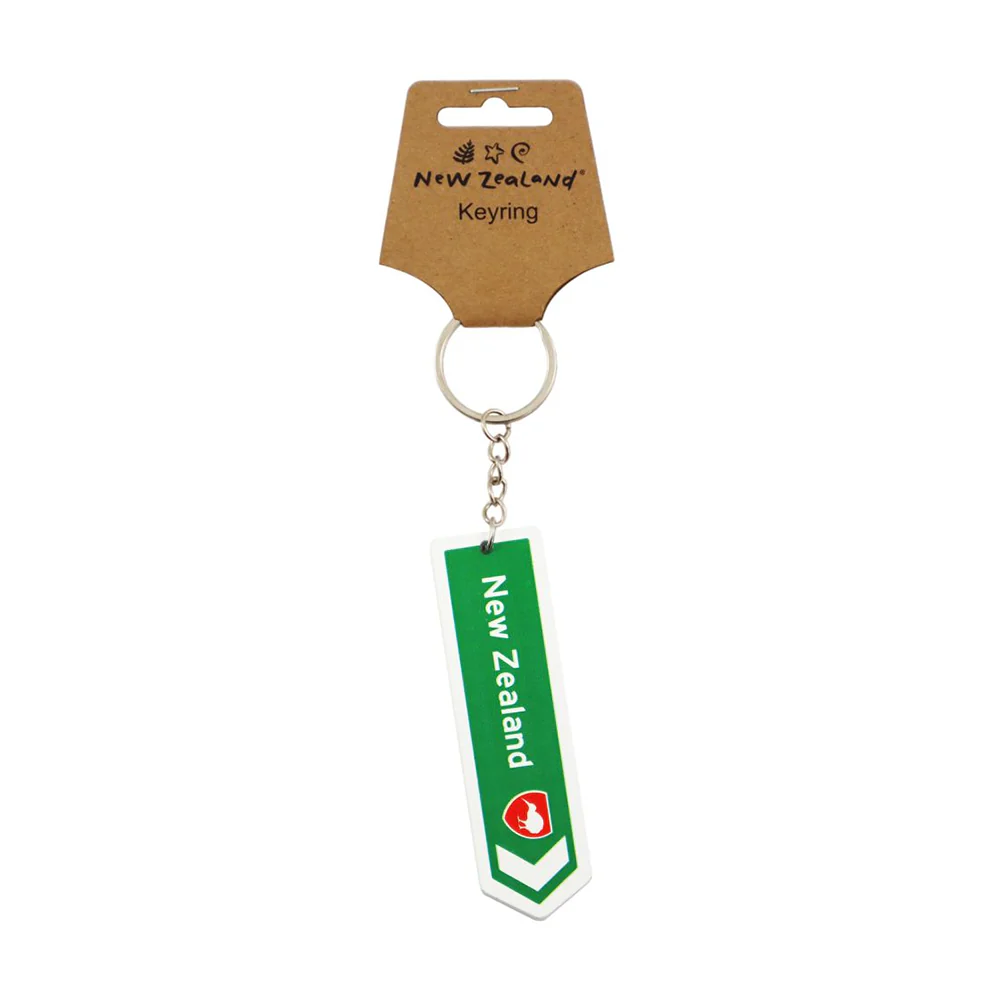 NZ Road Sign Keyring New Zealand