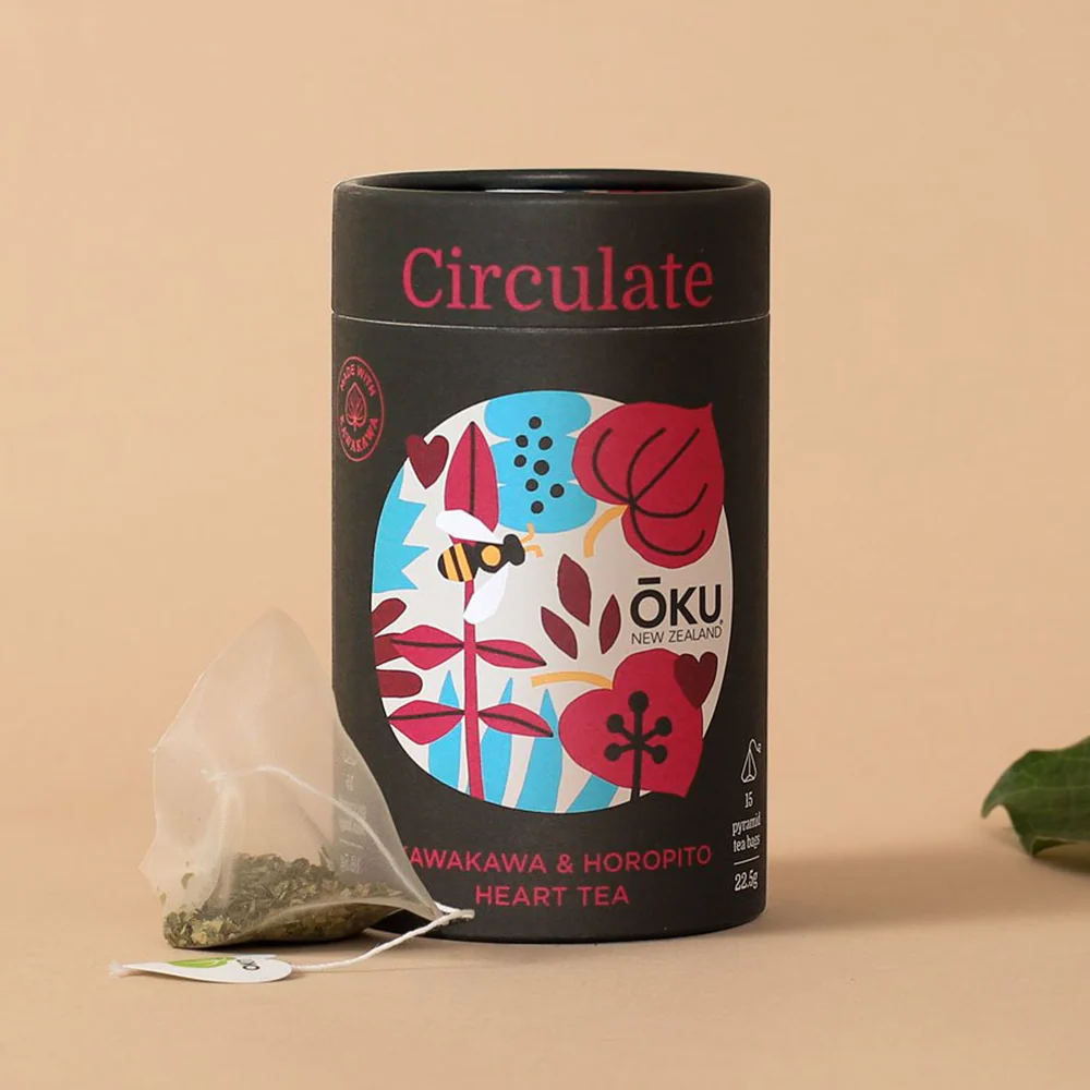 Ōku Tea Tube Circulate Pack of 15 Tea Bags - Image 2