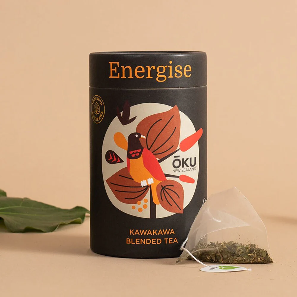 Ōku Tea Tube Energise Pack of 15 Tea Bags - Image 2