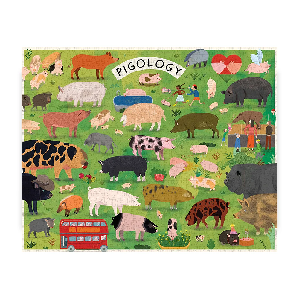 Pigology 1000 Piece Jigsaw Puzzle - Image 2