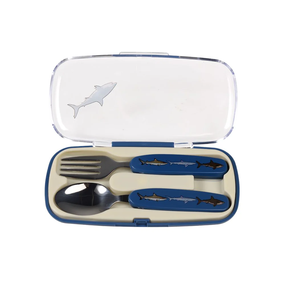 Rex Children’s Cutlery Set in Case Sharks - Image 2
