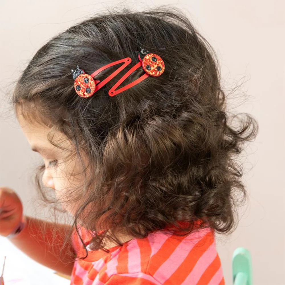 Rex London Glitter Ladybird Hair Clips - Image 2