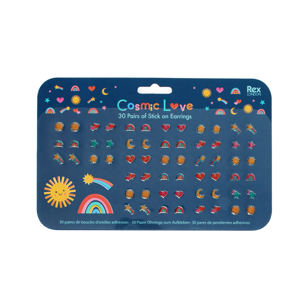 Rex London Rex London Stick On Earrings Cosmic Love