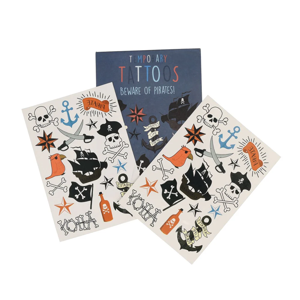Rex London Temporary Tattoos Beware of Pirates - Image 2